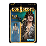 Bon Scott ReAction Wave 02 (Leopard Print) 10 cm Action Figure