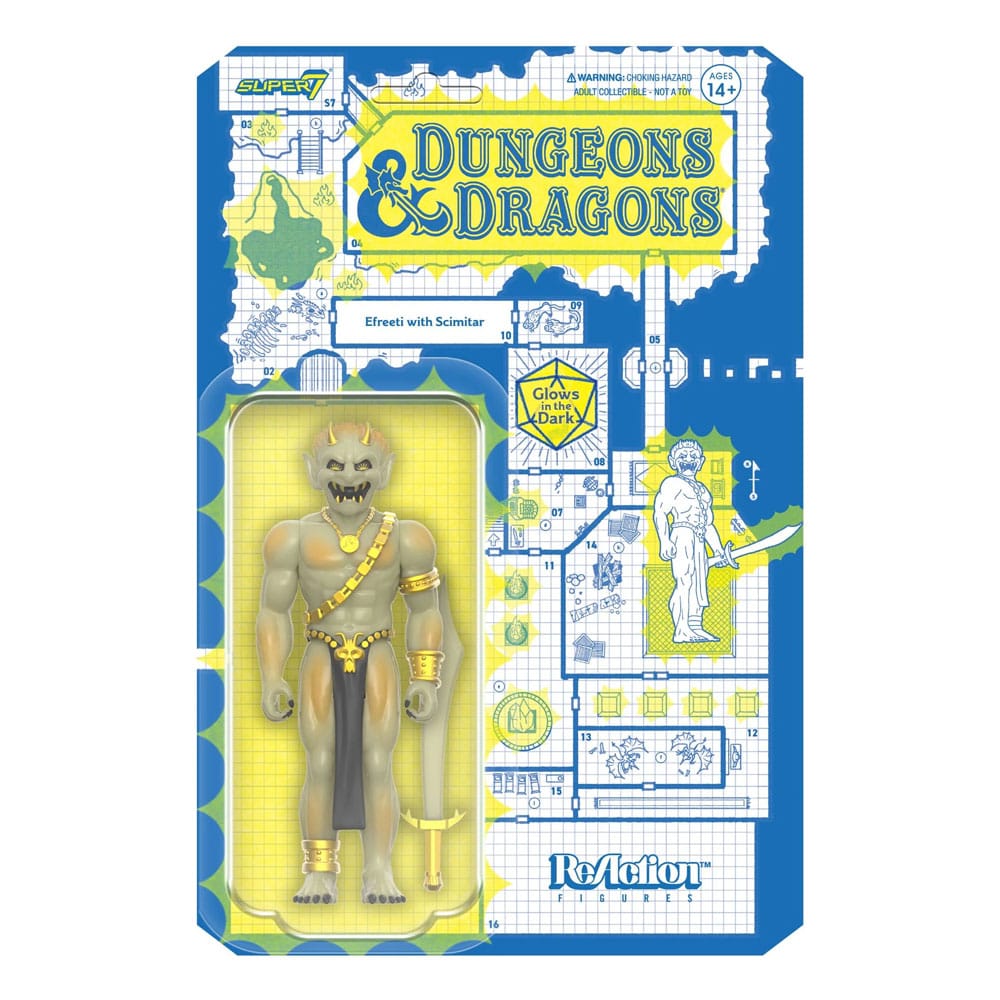 Dungeons & Dragons Wave 04 Efreeti Glow in the Dark 10 cm ReAction Action Figure