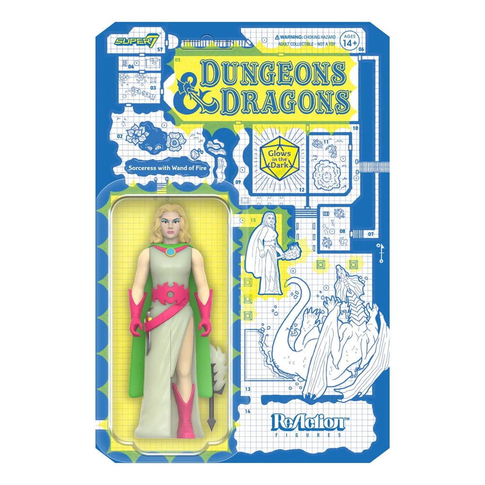 Dungeons & Dragons Wave 04 Sorceress Glow in the Dark 10 cm ReAction Action Figure