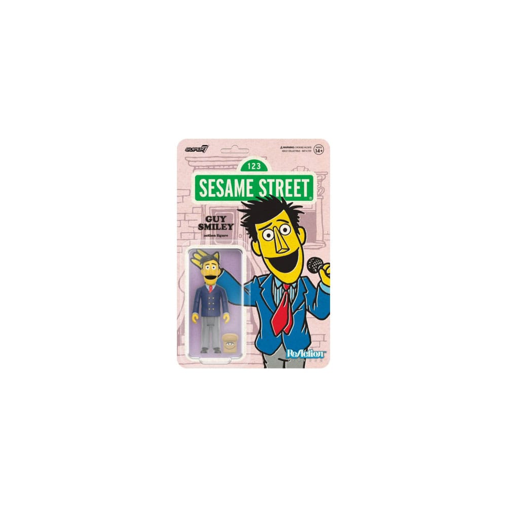 Sesame Street ReAction Wave 02 Guy Smiley (With Bread) 10 cm Action Figure