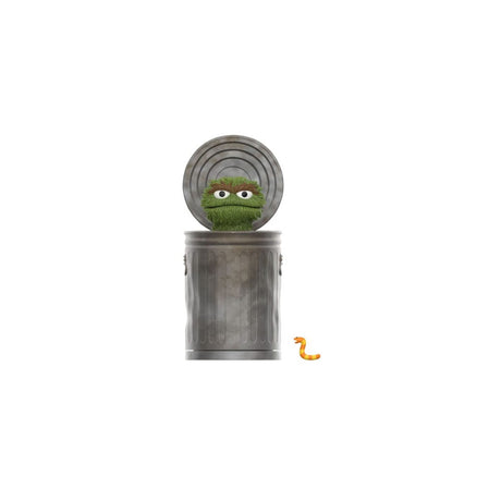 Sesame Street ReAction Wave 02 Oscar the Grouch 10 cm Action Figure