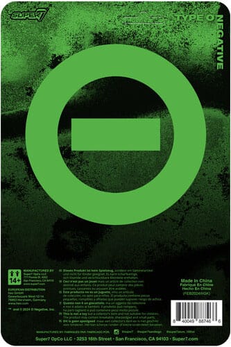 Type O Negative ReAction Wave 01 Peter Steele 10 cm  Action Figure