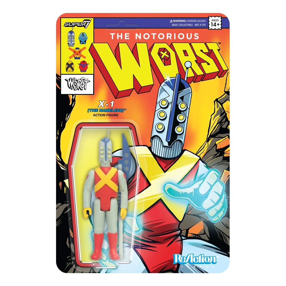 The Worst ReAction Wave 05 Mutant Team X1 The Nameless 10 cm Action Figure