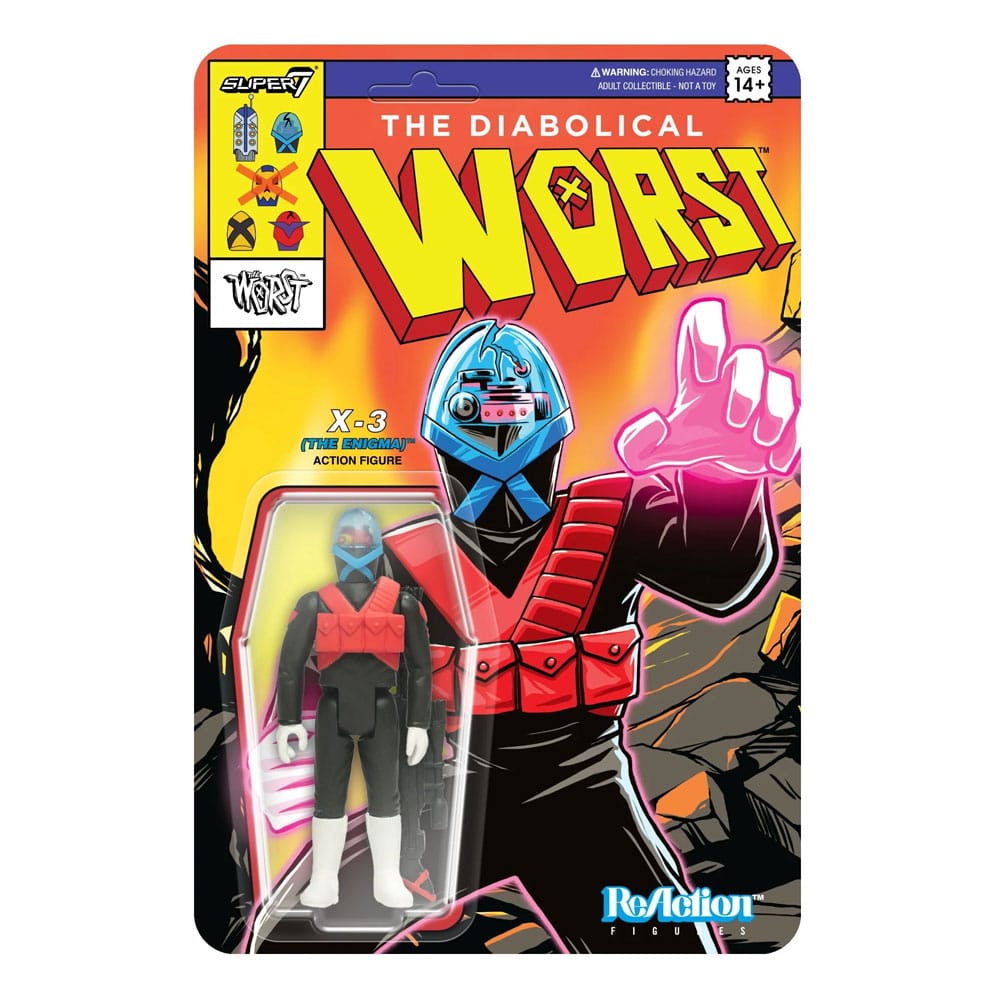 The Worst ReAction Wave 05 Mutant Team X3 The Enigma 10 cm Action Figure