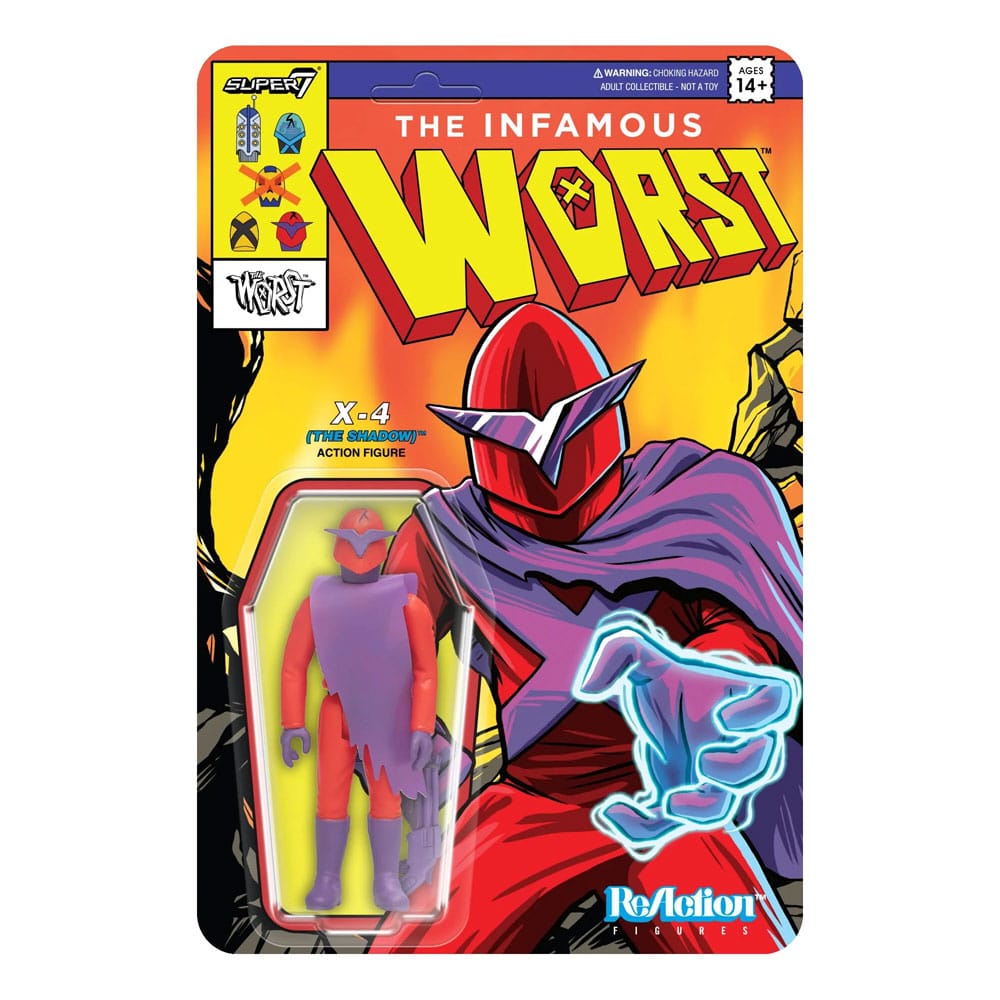 The Worst ReAction Wave 05 Mutant Team X4 The Shadow 10 cm Action Figure