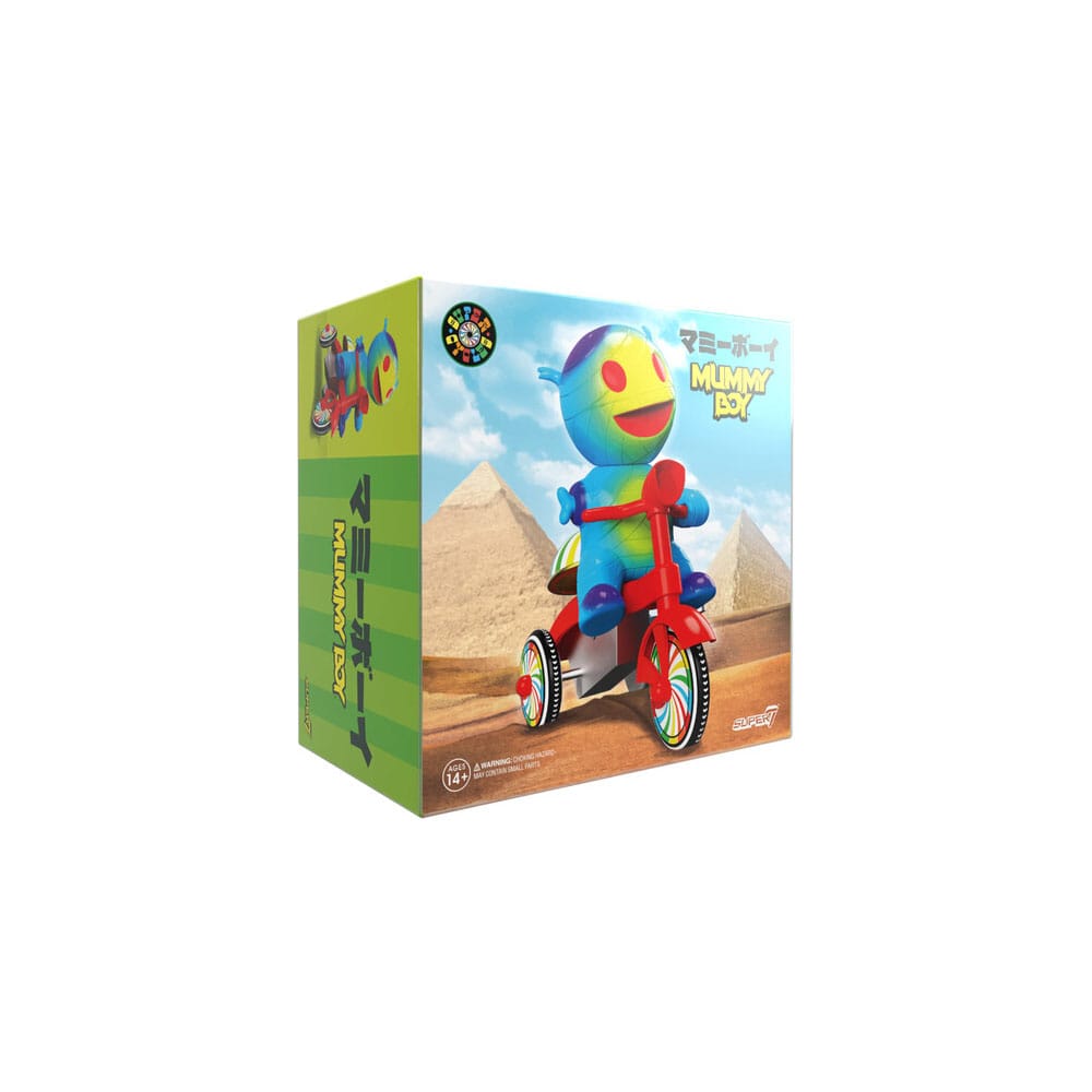Mummy Boy Super Cycles Mummy Boy (Blue with Red Trike) 13 cm Action Figure