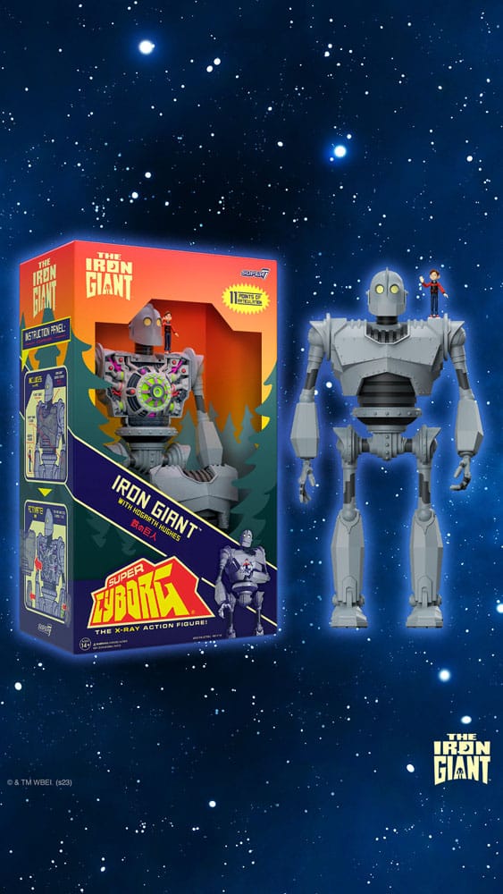 The Iron Giant Iron Giant (Full Color) 28 cm Super Cyborg Action Figure