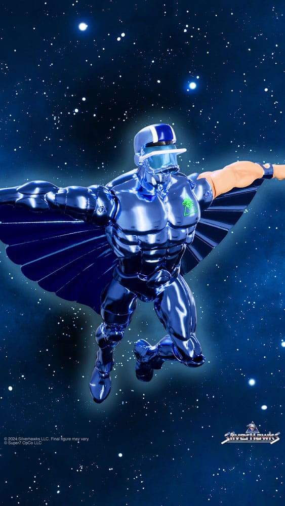 SilverHawks Steelwill (Toy Version Vac Metal) 18 cm Ultimates Action Figure