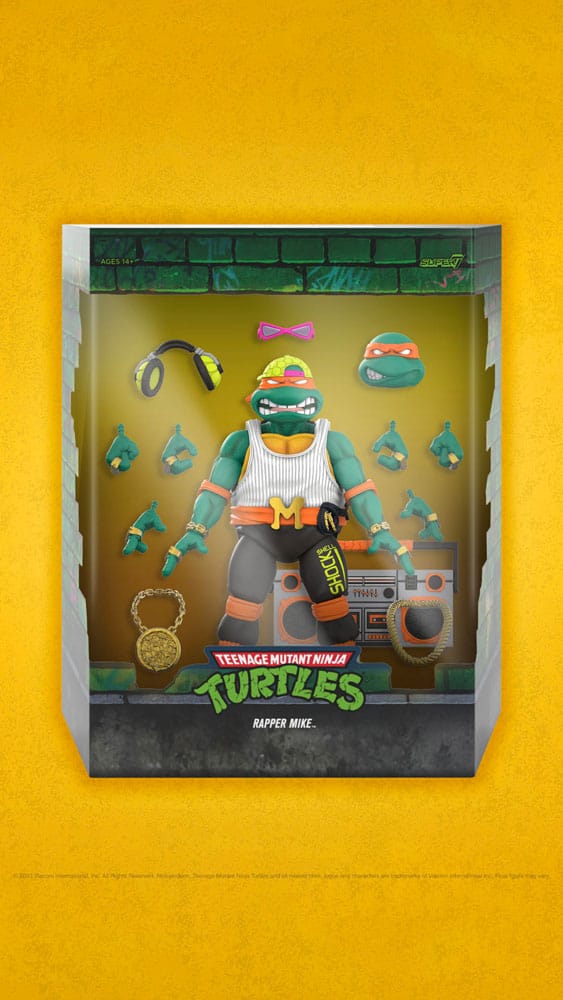 Teenage Mutant Ninja Turtles Rappin' Mike 18 cm Ultimates Action Figure