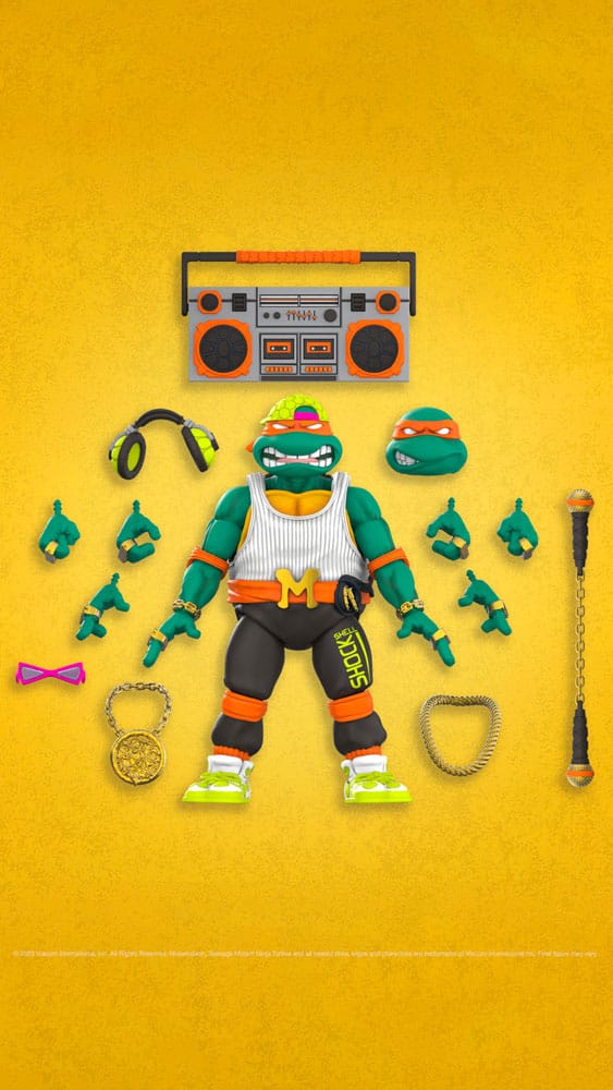 Teenage Mutant Ninja Turtles Rappin' Mike 18 cm Ultimates Action Figure