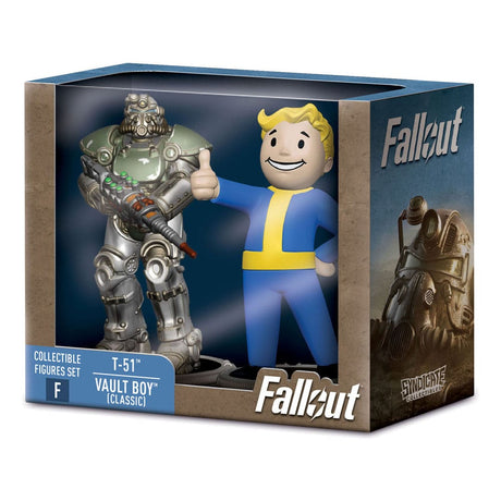 Fallout: Raider & Vault Boy (Strong) 7 cm Mini Figures 2-Pack Set F