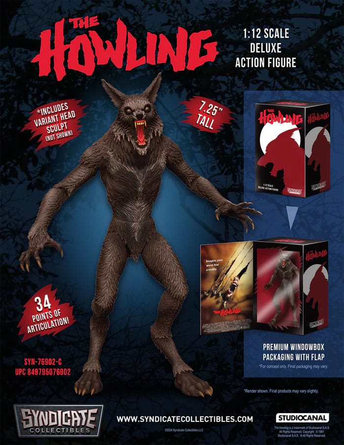 The Howling Werewolf 19 cm 1/12 Deluxe Action Figure