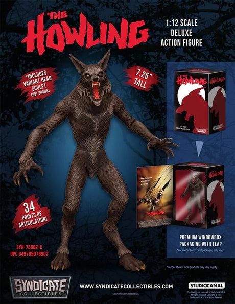 The Howling Werewolf 19 cm 1/12 Deluxe Action Figure