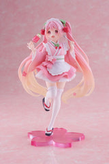 Hatsune Miku Newley Written Sakura Miku Japanese Cafe Ver. 18cm PVC Statue