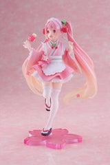 Hatsune Miku Newley Written Sakura Miku Japanese Cafe Ver. 18cm PVC Statue