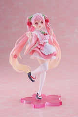 Hatsune Miku Newley Written Sakura Miku Japanese Cafe Ver. 18cm PVC Statue