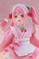 Hatsune Miku Newley Written Sakura Miku Japanese Cafe Ver. 18cm PVC Statue