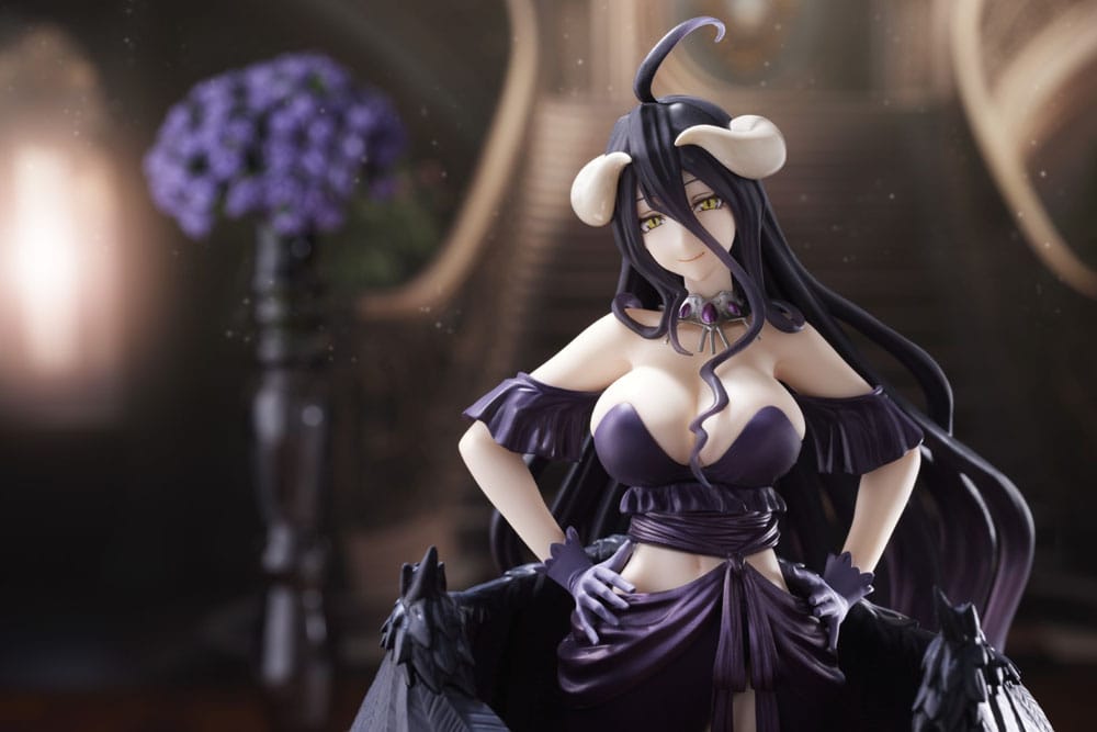 Overlord IV Albedo Black Dress Version 20cm AMP PVC Statue