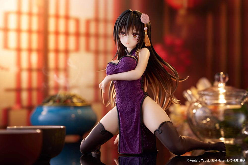 To Love Ru Darkness Yui Kotegawa (Chinese Dress Ver.) 13cm Desktop Cute PVC Statue