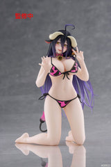 Overlord PVC Statue Desktop Cute Figure Albedo Cow-Print Swimsuit Ver. Renewal 13 cm