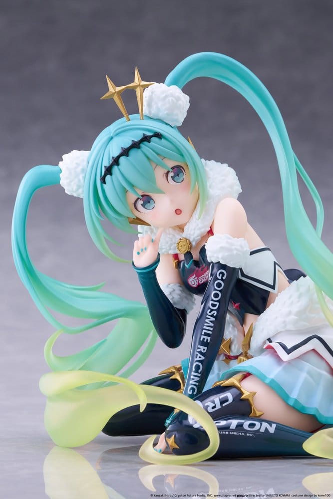 Hatsune Miku Taito Kuji PVC Figure Racing Miku 2018 Ver. Round 8 13 cm