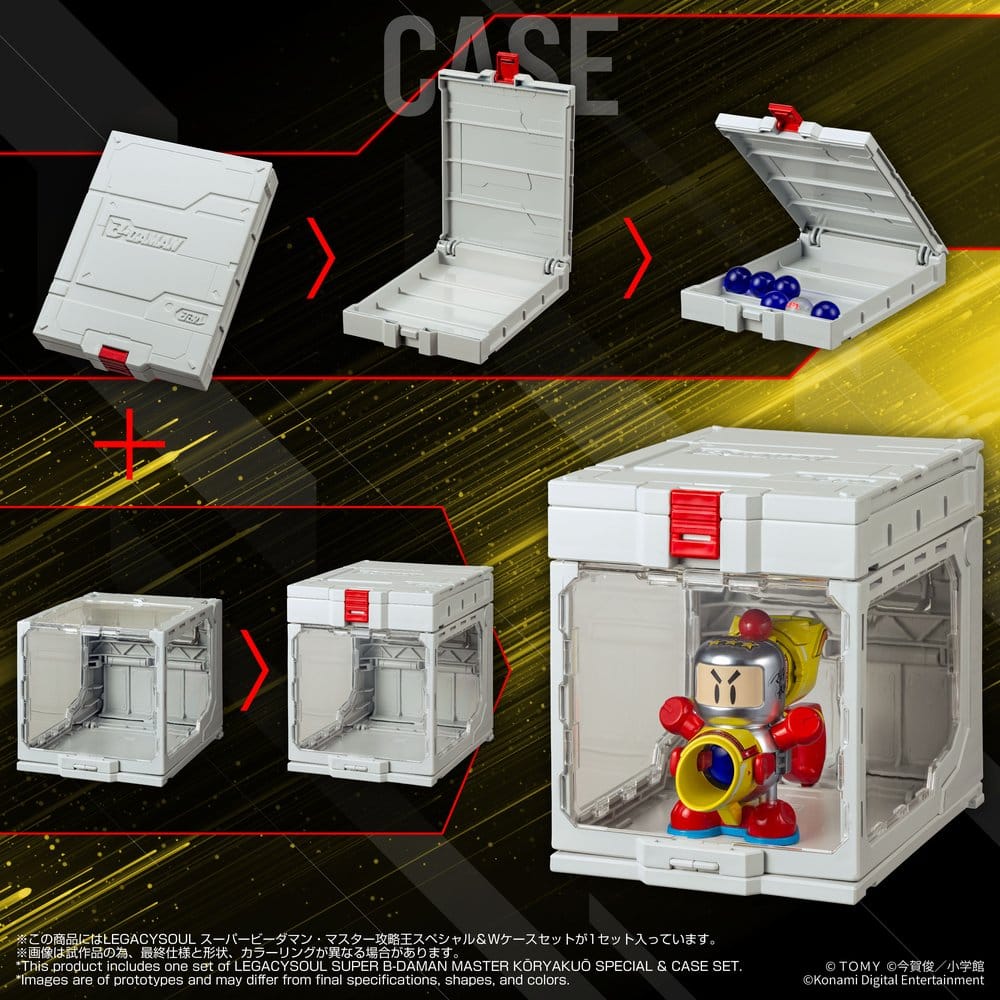 Super B-Daman Legacysoul Plastic Model Kit Master Koryakuo Special & Case Set