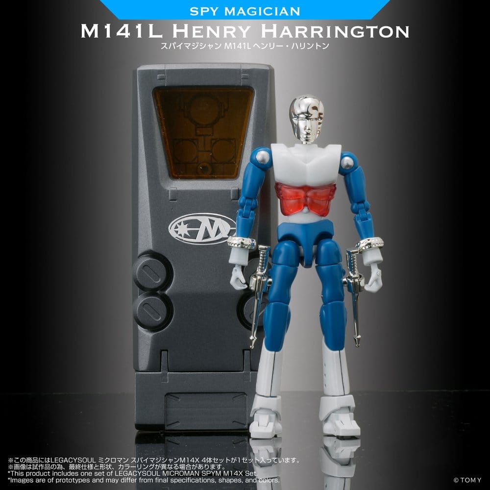 Microman Legacysoul Action Figures 4Pack SPYM M14X Set
