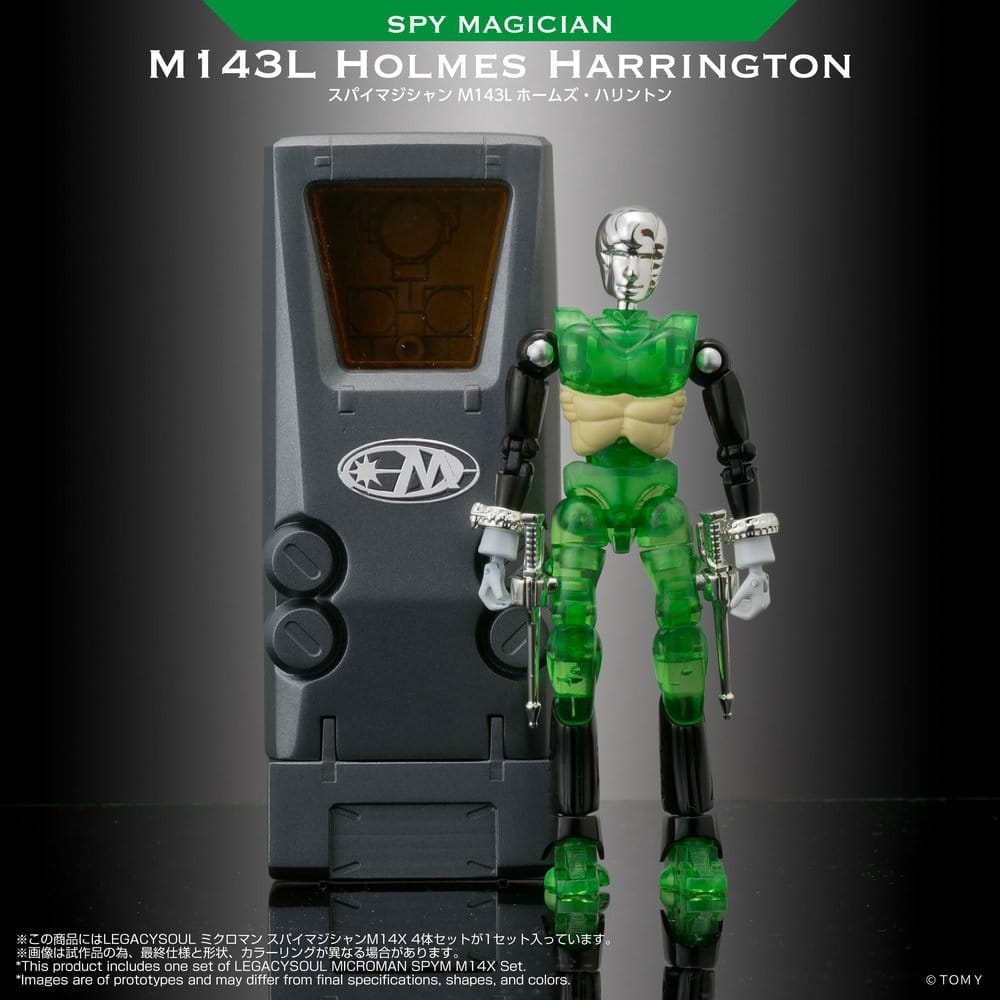 Microman Legacysoul Action Figures 4Pack SPYM M14X Set