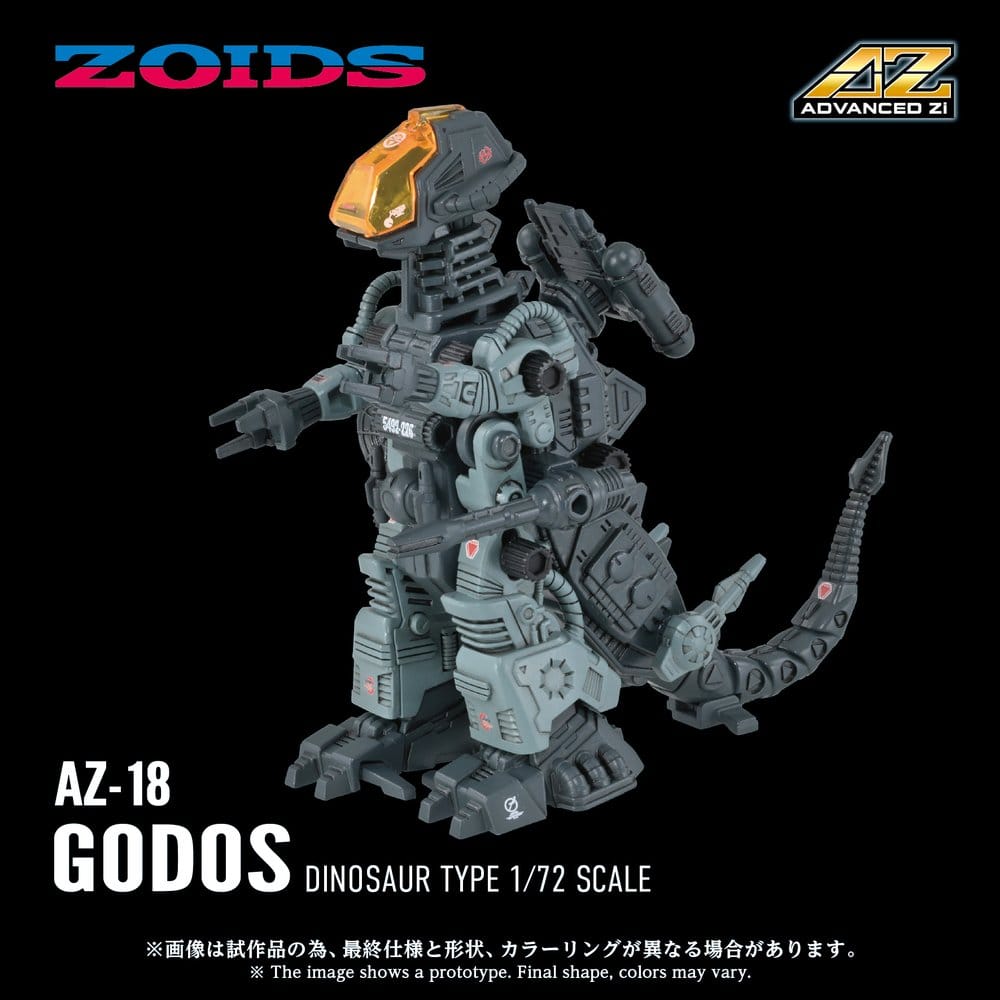Zoids Plastic Model Kit 1/72 AZ-18 Godos 13 cm