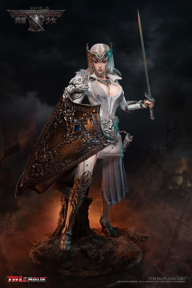The Girl Under Wolf's Ward Action Figure 1/6 Alina (Silver) 30 cm