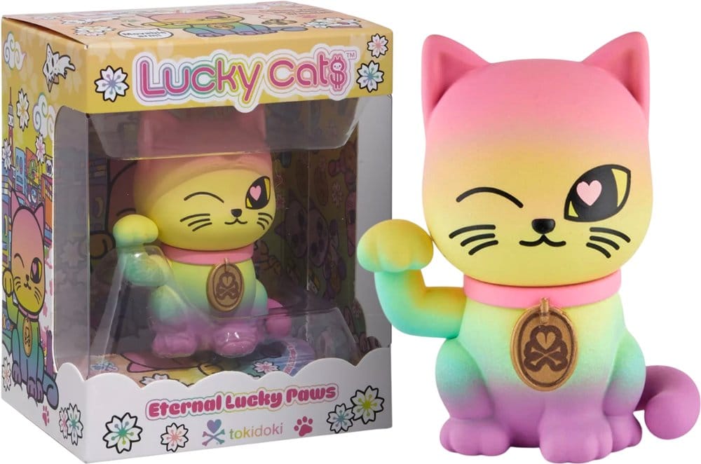 Lucky Cats Window Box Figure Eternal Lucky Paws 6 cm