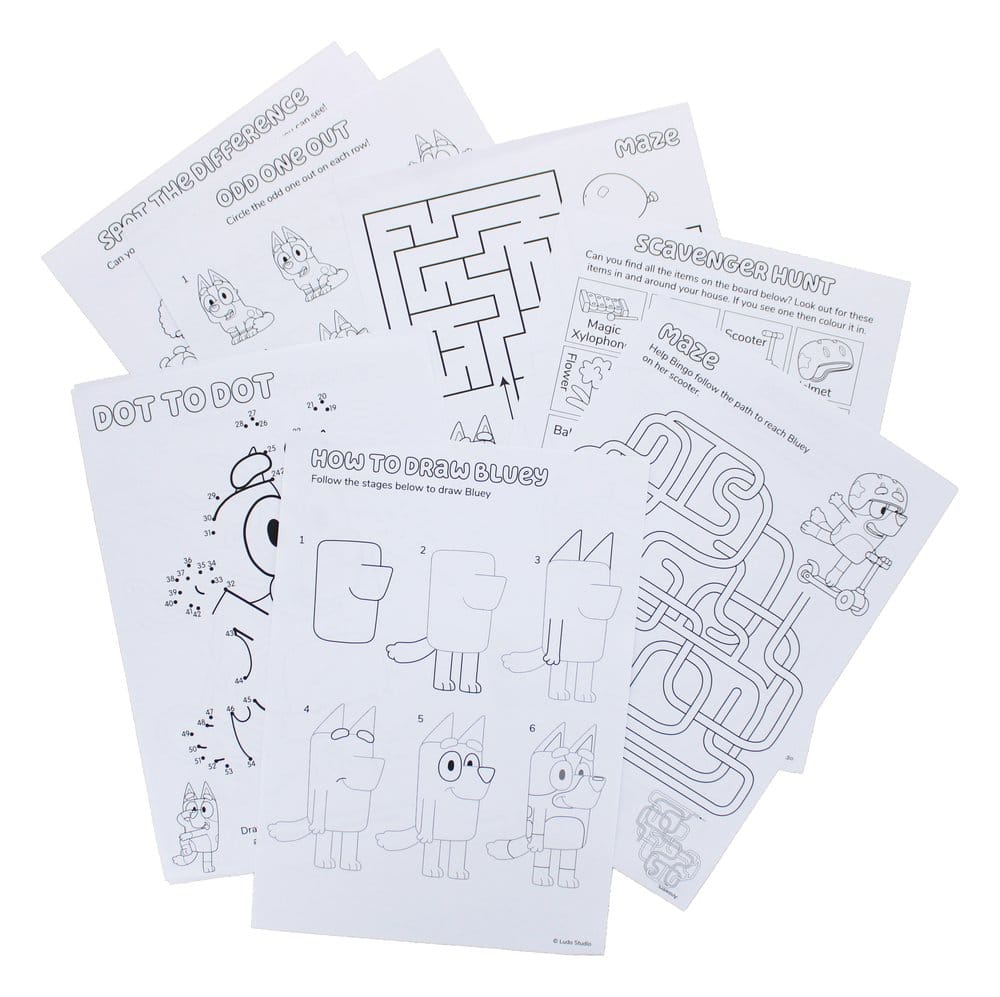 Bluey Play & Learning Poster Set