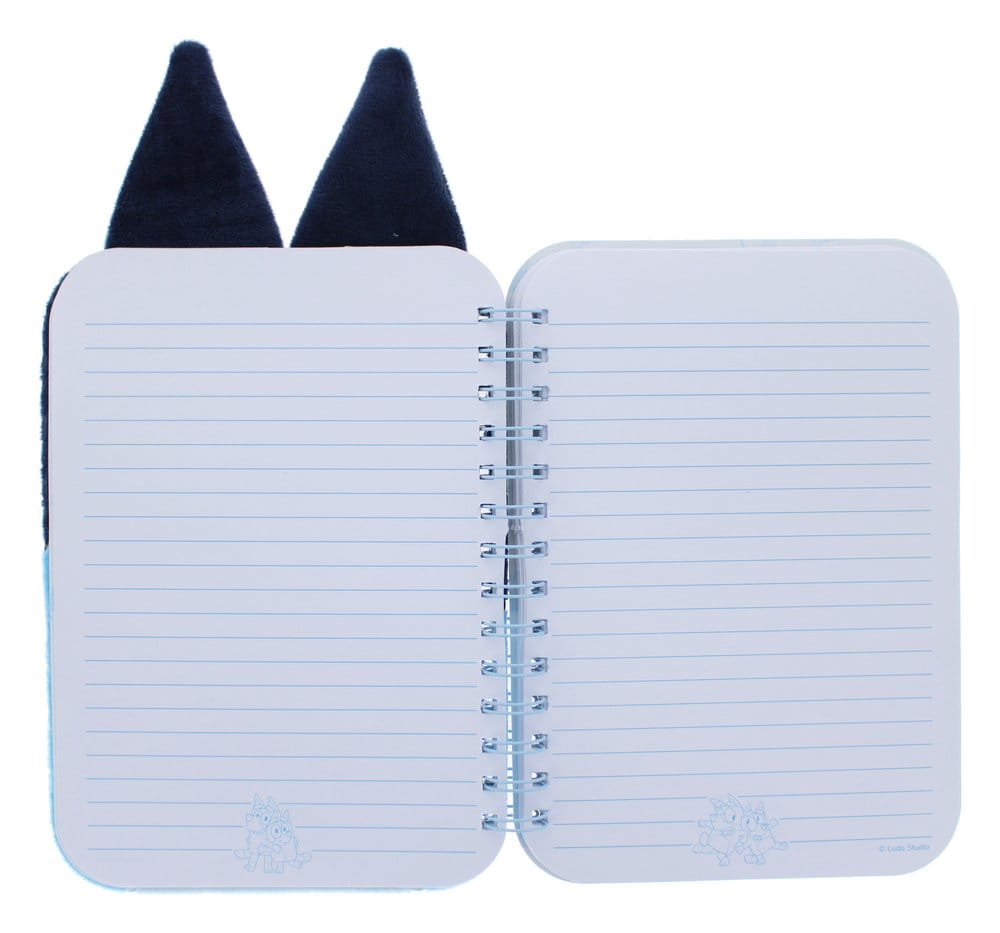 Bluey Plush Notebook Blue
