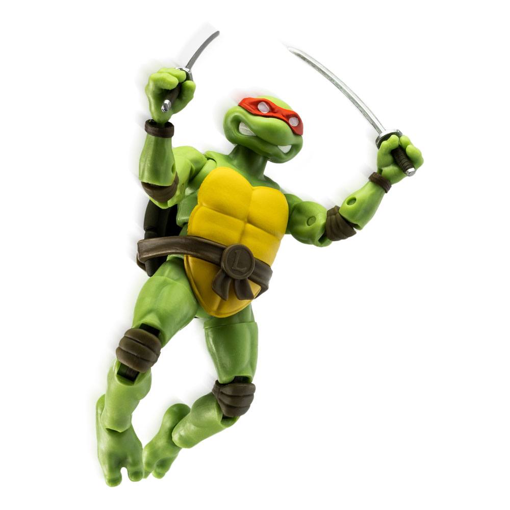 Teenage Mutant Ninja Turtles Leonardo Exclusive 13 m BST AXN x IDW Action Figure & Comic Book
