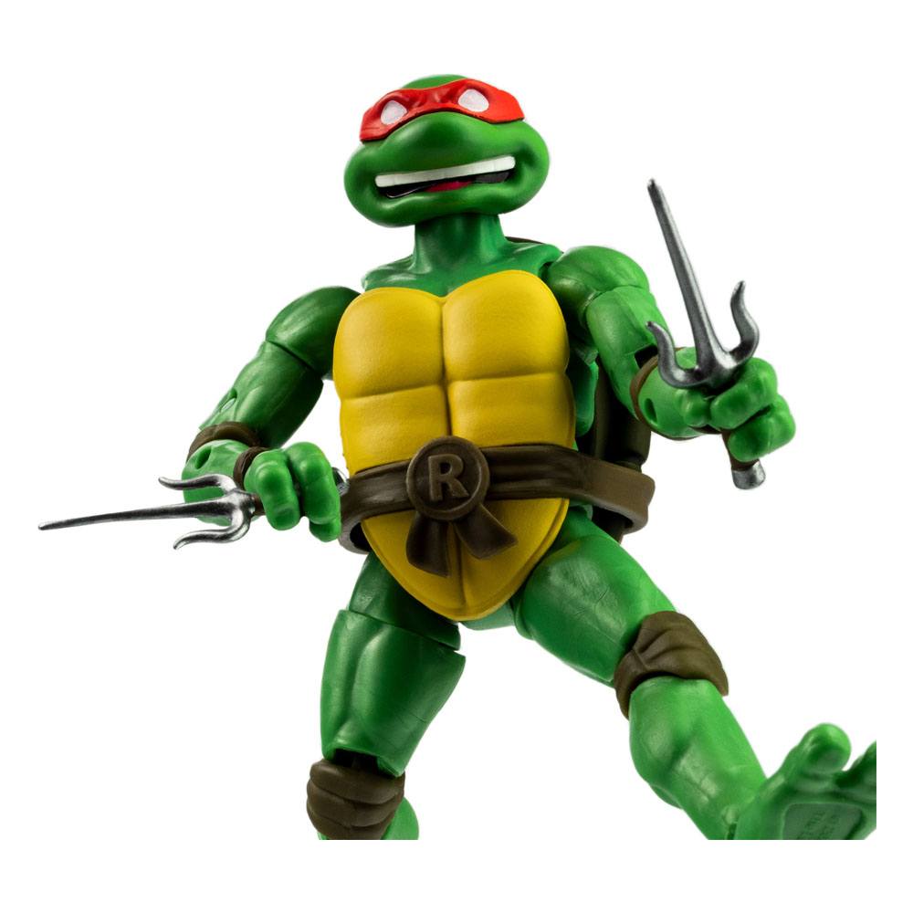 Teenage Mutant Ninja Turtles Raphael Exclusive 13 m BST AXN x IDW Action Figure & Comic Book