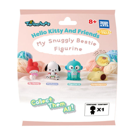 Sanrio Twinchees Mini Figures Hello Kitty & Friends My Cuddly Buddy 5 cm Blind Pack Display (24)
