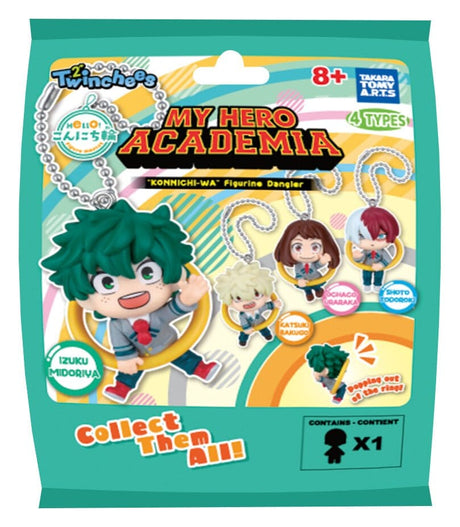 My Hero Academia Konnichi-wa Danglers Keychains 3 cm Mystery Capsule Display (24)