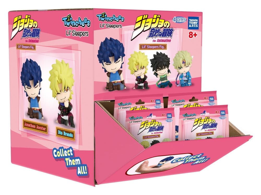 Jojo´s Bizzare Adventure Twinchees Mini Figures Lil´Sleepers 5 cm Blind Pack Display (24)