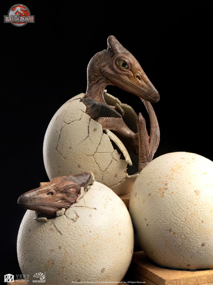 Jurassic Park ECC Elite Creature Line Pterosaur Hatching 16 cm 1/2 Statue
