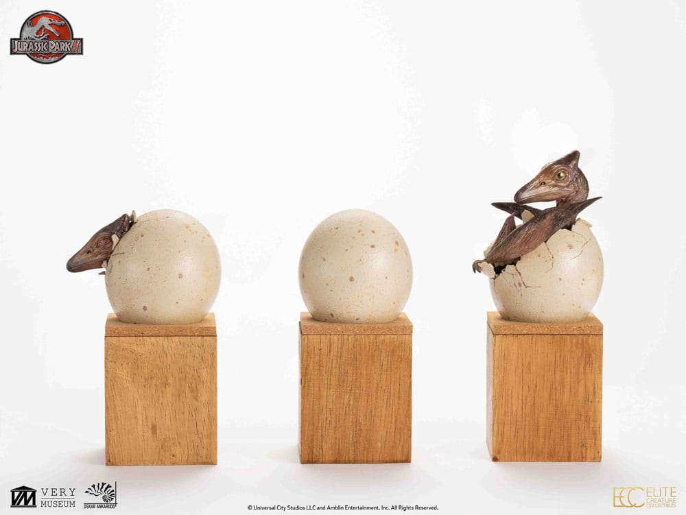 Jurassic Park ECC Elite Creature Line Pterosaur Hatching 16 cm 1/2 Statue