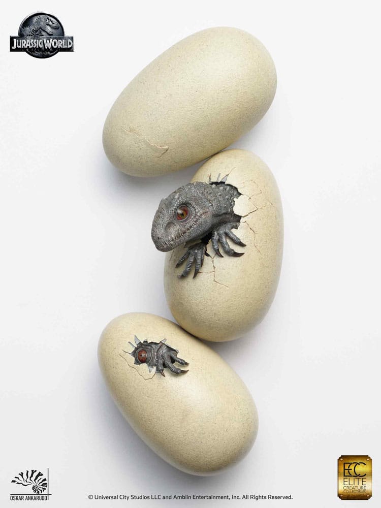 Jurassic Park Hatching Indominus Rex 13 cm 1/2 Statue