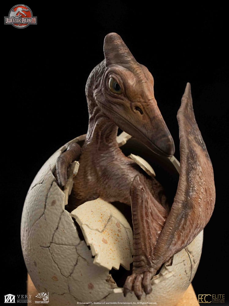Jurassic Park III ECC Hatching Pterosaur 16 cm Elite Creature Line Statue