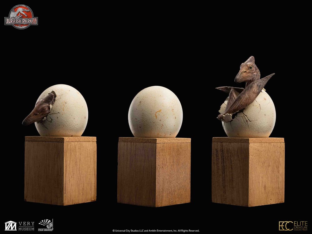 Jurassic Park III ECC Hatching Pterosaur 16 cm Elite Creature Line Statue