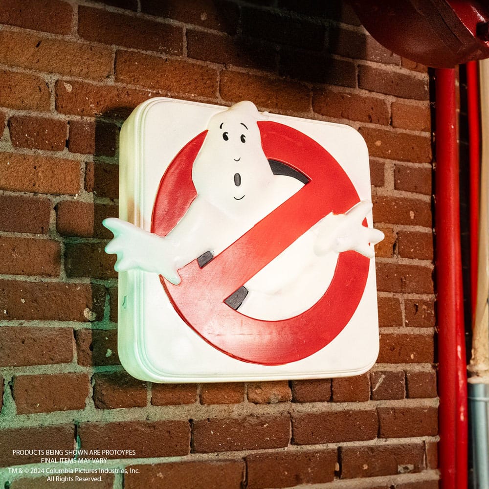Ghostbusters No Ghost Logo Large 22" LED Wall Lamp Light