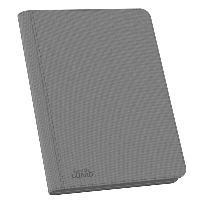 Ultimate Guard Zipfolio Xenoskin Trading Card Binder (Grey) (18-Pocket/360 Card Capacity)