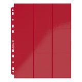 Ultimate Guard 18-Pocket Pages Side-Loading (10) - Red