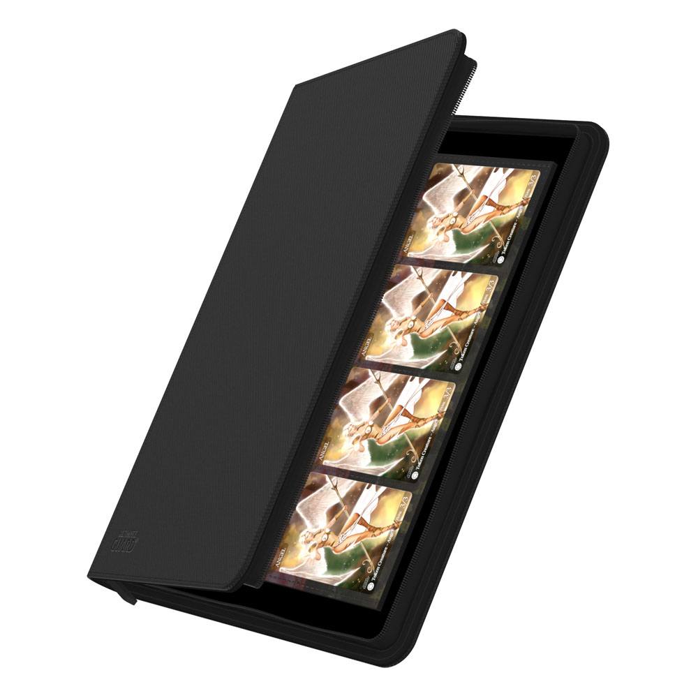 Ultimate Guard Zipfolio Xenoskin Trading Card Binder (Black) (16-Pocket/320 Card Capacity)