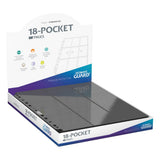 Ultimate Guard 18-Pocket Pages Side-Loading (50) - Grey