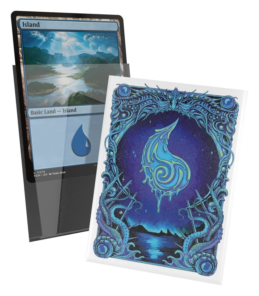 Ultimate Guard Art Sleeves Magic: The Gathering  "Mana Token" - Island