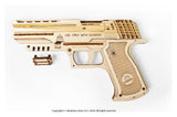 Ugears 3D Wooden Puzzle Wolf-01 Handgun